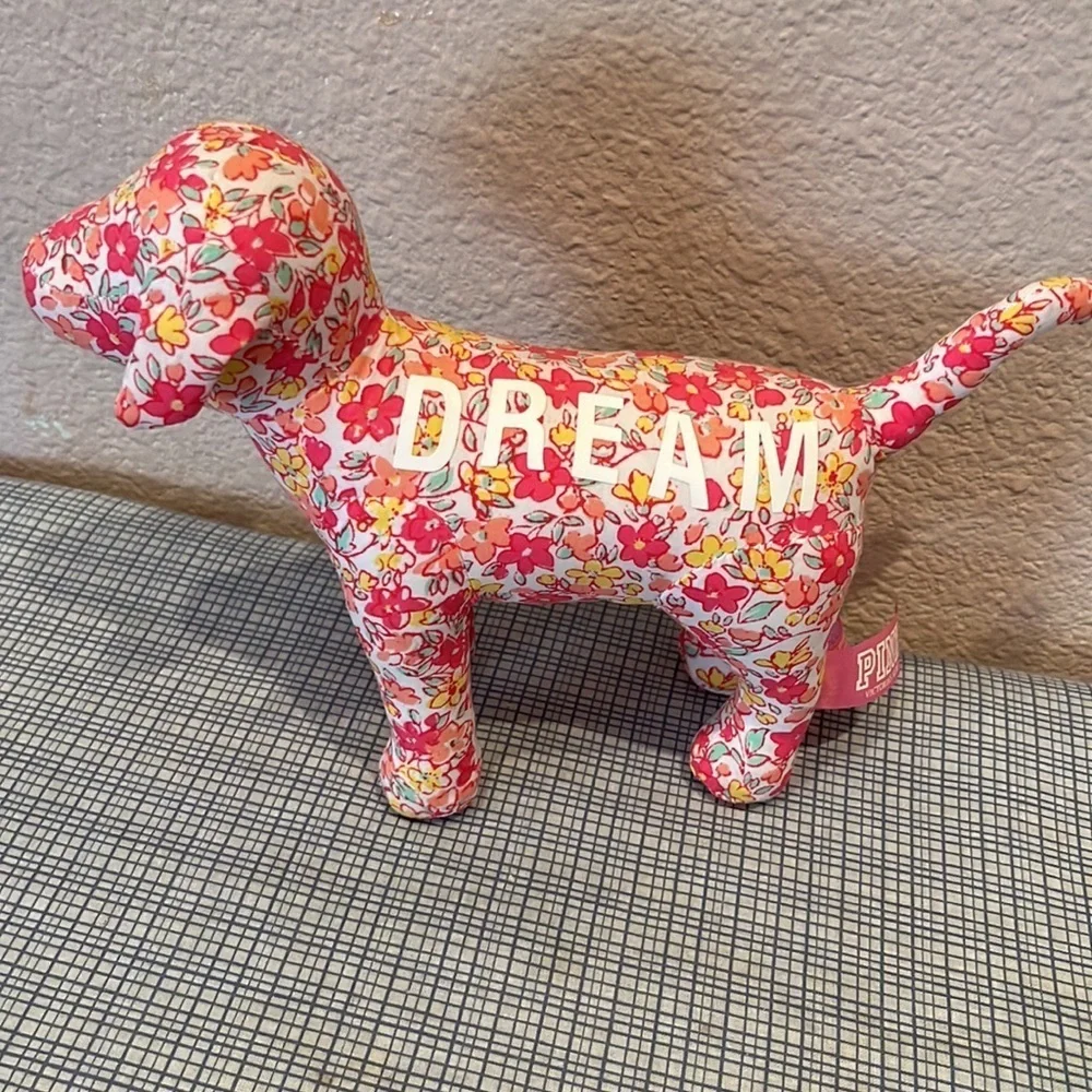 Victorias Secret PINK Floral Dream Mascot Stuffed dog - Picture 3 of 8